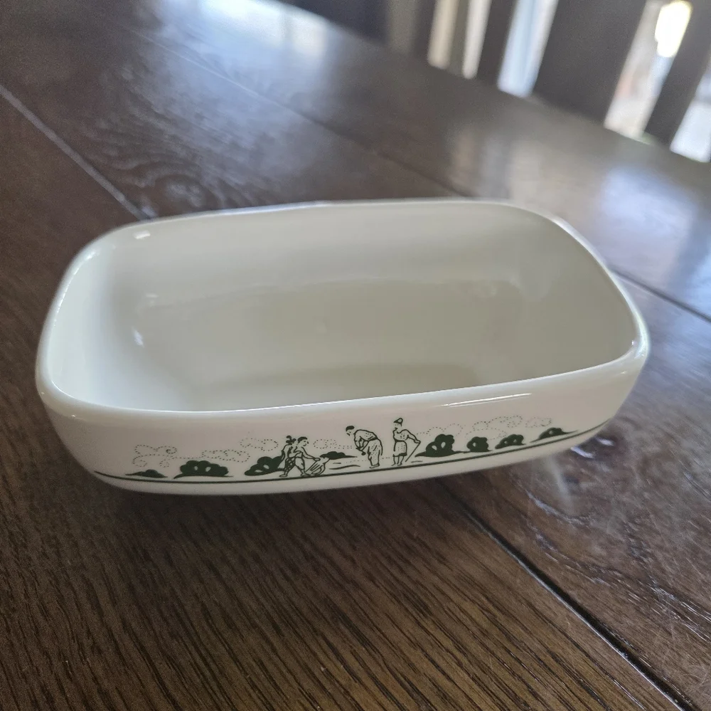 Vtg Syracuse China Squared Oblong Small Bowl 